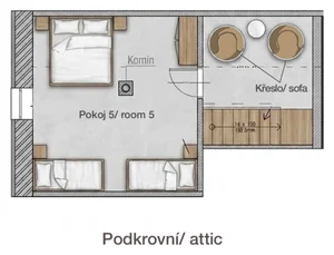 Půdorys — podkroví