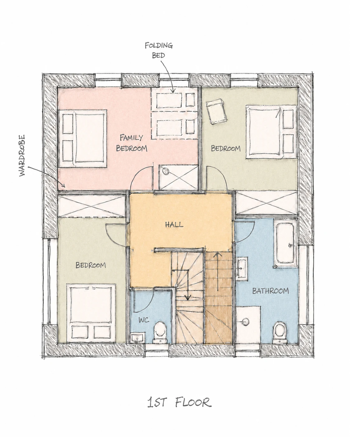 Grundriss — Etage